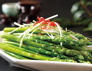 消夏好选择——白灼三七花芦笋